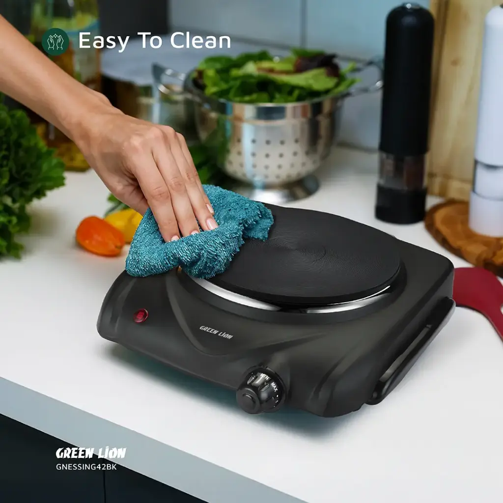 Green Lion Electric Stove Single Hot Plate - Black