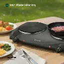 Green Lion Electric Stove Double Hot Plate - Black
