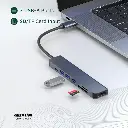 Green Lion 7-in-1 USB-C Hub - Gray