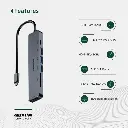 Green Lion 7-in-1 USB-C Hub - Gray