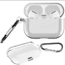 Viva Madrid Clar Case for Airpods 3 With Silver Keychain
