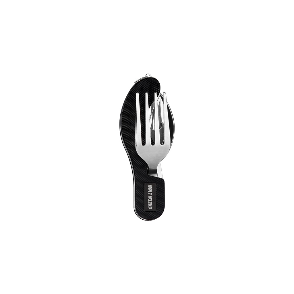 Green Lion 4 in 1 Cutlery Set - Black