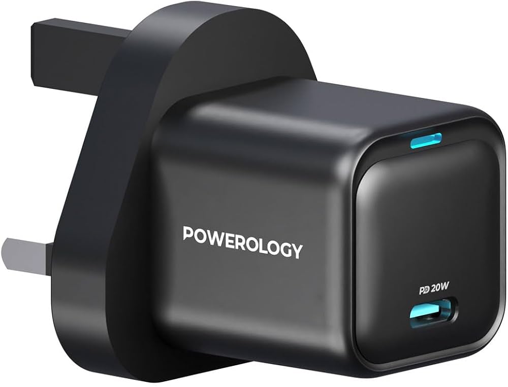 Powerology  Ultra-Compact GaN Charger - Black