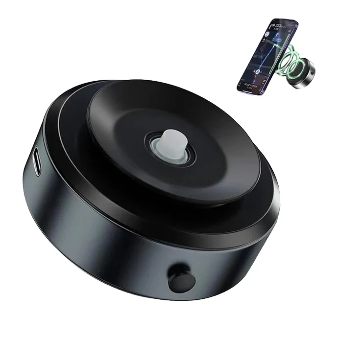 Green Lion Auto-Suction Phone Holder - Black