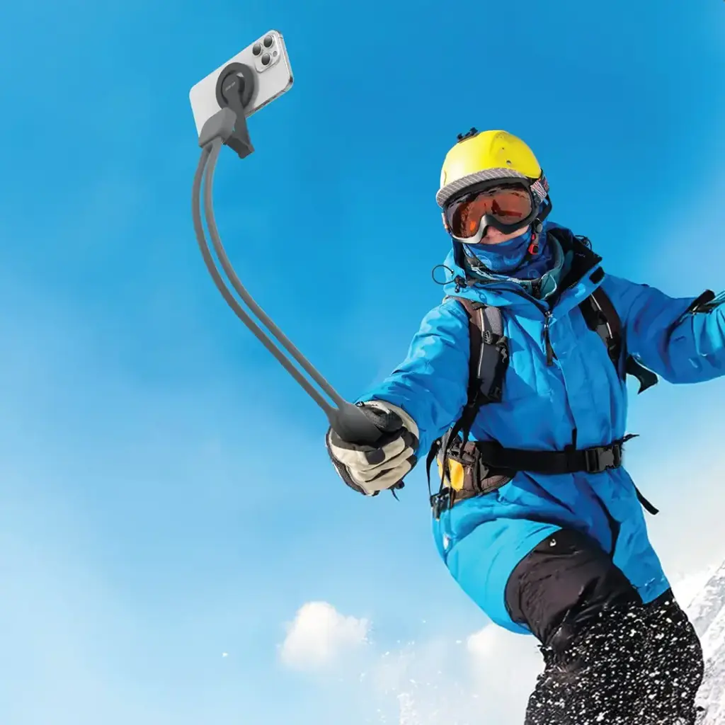 Green Lion MagSafe Neck Phone Holder - Grey