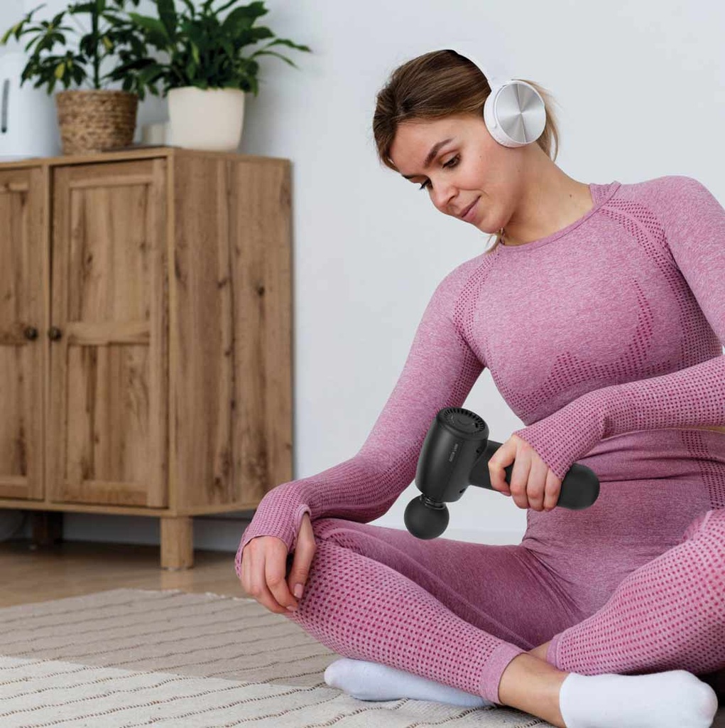 Green Lion Wave Massager Gun - Black