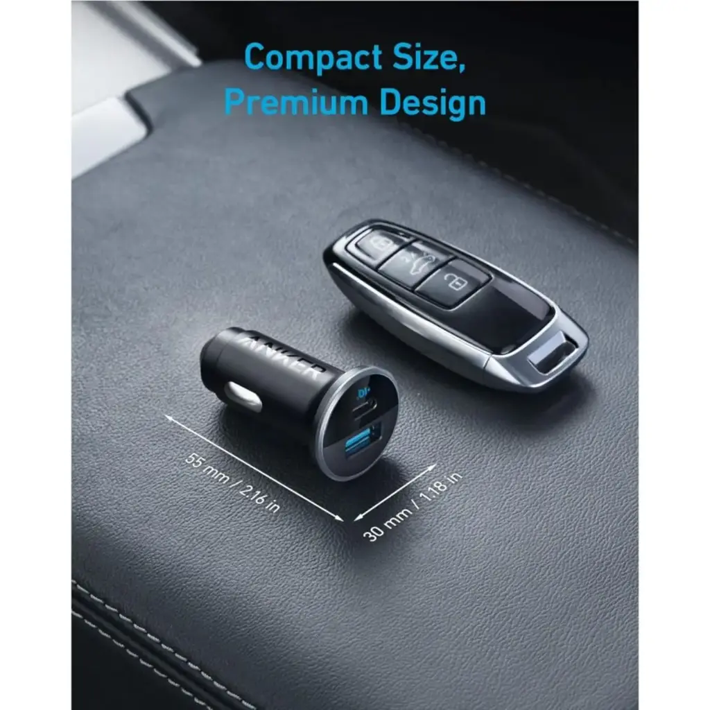 Anker Car Charger 52.5W Black