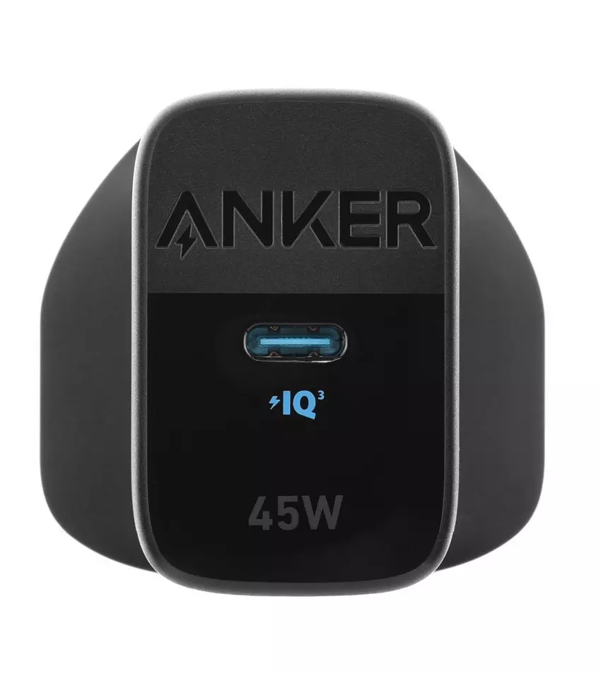 Anker, 313 USB-C Charger, 45 Watts, Black