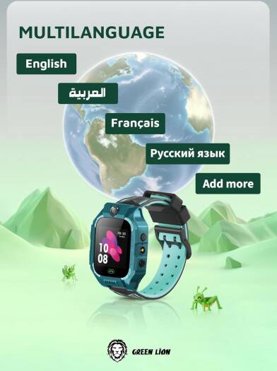 Green Lion 2G Kids Smart Watch Series 5 - Blue