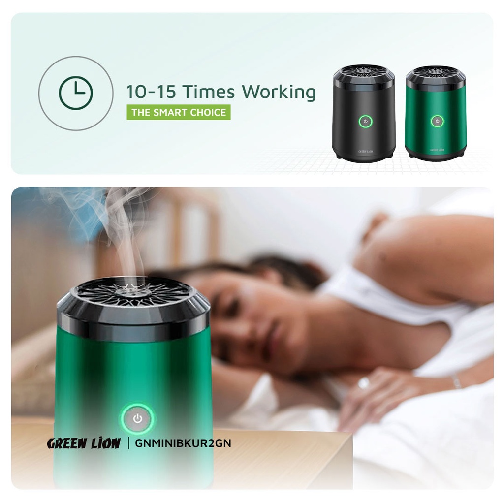 Green Lion Mini Bakhour 2 - Black