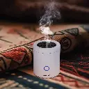 Green Lion Dune Mini Incense Burner - White