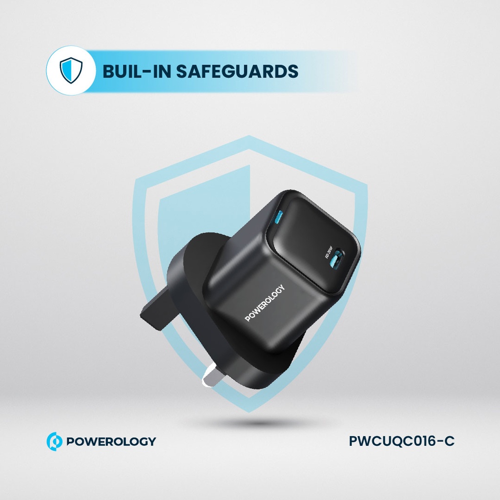 Powerology Ultra-Compact Gan Charger