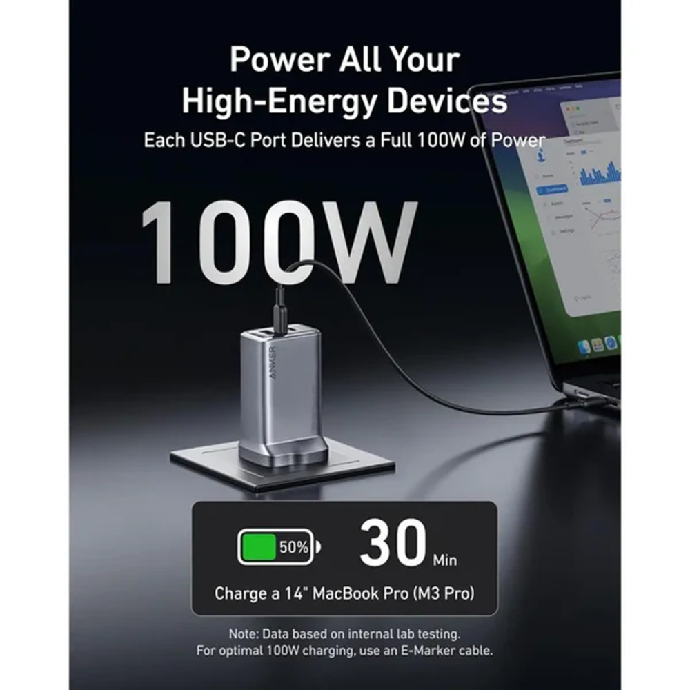 ANKER 100W POWERFULL PORTABLE WALL CHARGER