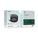 Green Lion Magnetic Cable USB-A to Lightning 1M - Black