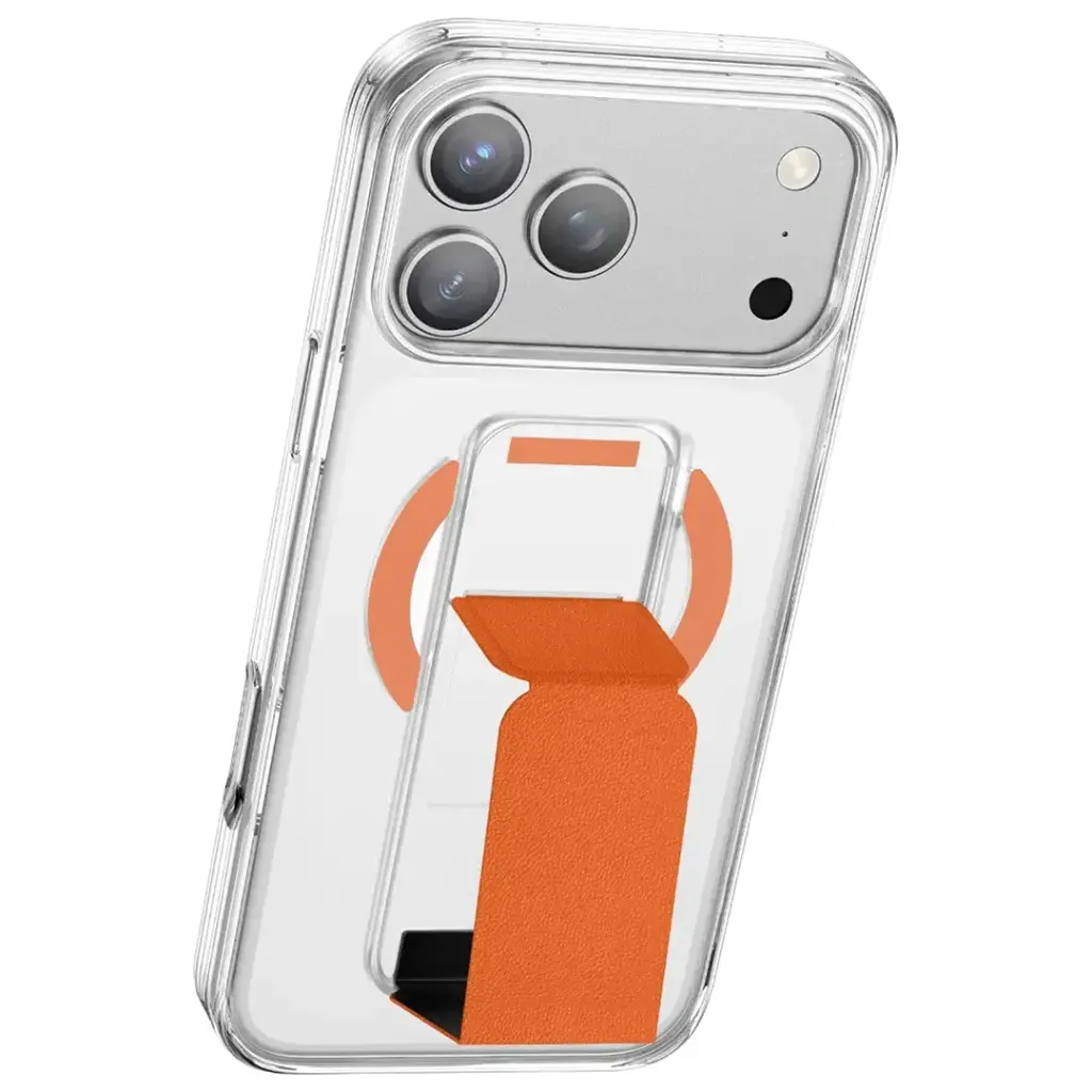 Green Lion MagSafe Leather Grip Case for iPhone 17 Pro