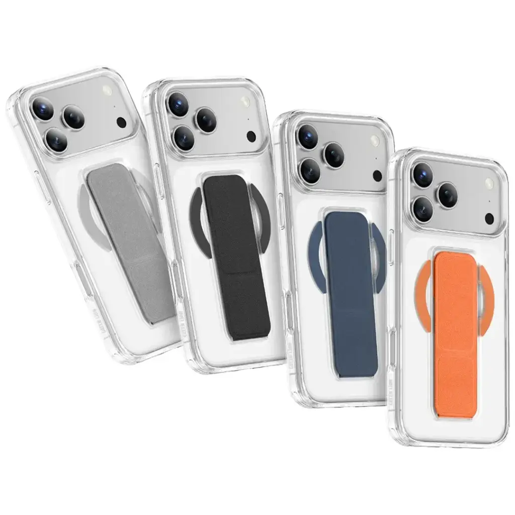 Green Lion MagSafe Leather Grip Case for iPhone 17 Pro Max