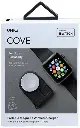 Uniq Cover Portable Magnetic Charger For Apple Watch with Built In USB A Cable Charcoal black