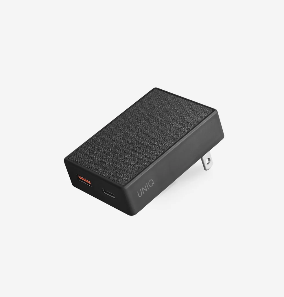 Uniq Vortre Slim Duo USBC+ USBA 20W Wall Charger