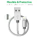 Zendure Braided Lightning Charge & Sync Cable, 1m