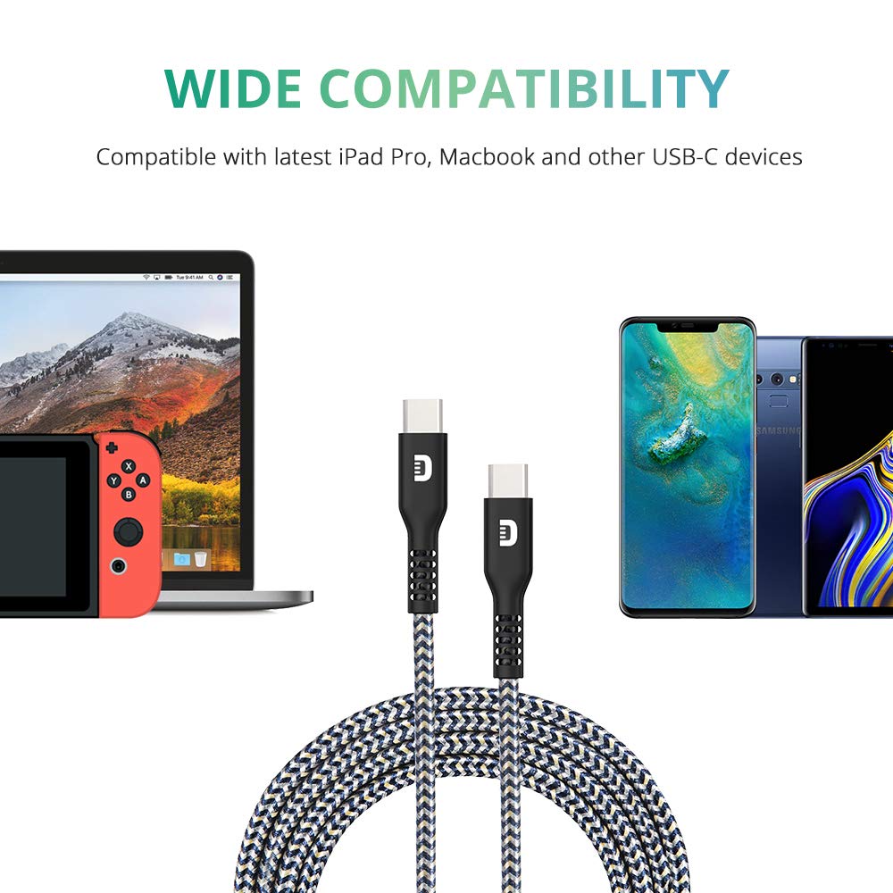 Zendure 100cm supercord Kevlar USB-C to C Cable