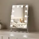 Green Lion Glam Shine Makeup Mirror 9 LED Lights - White
