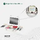 Green Lion Fest Makeup Bag - White