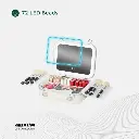 Green Lion Fest Makeup Bag - White