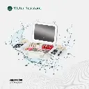 Green Lion Fest Makeup Bag - White