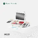 Green Lion Fest Makeup Bag - White