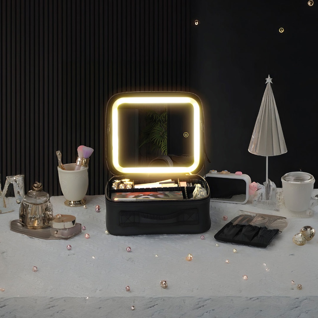 Green Lion Makeup Organizer - Black