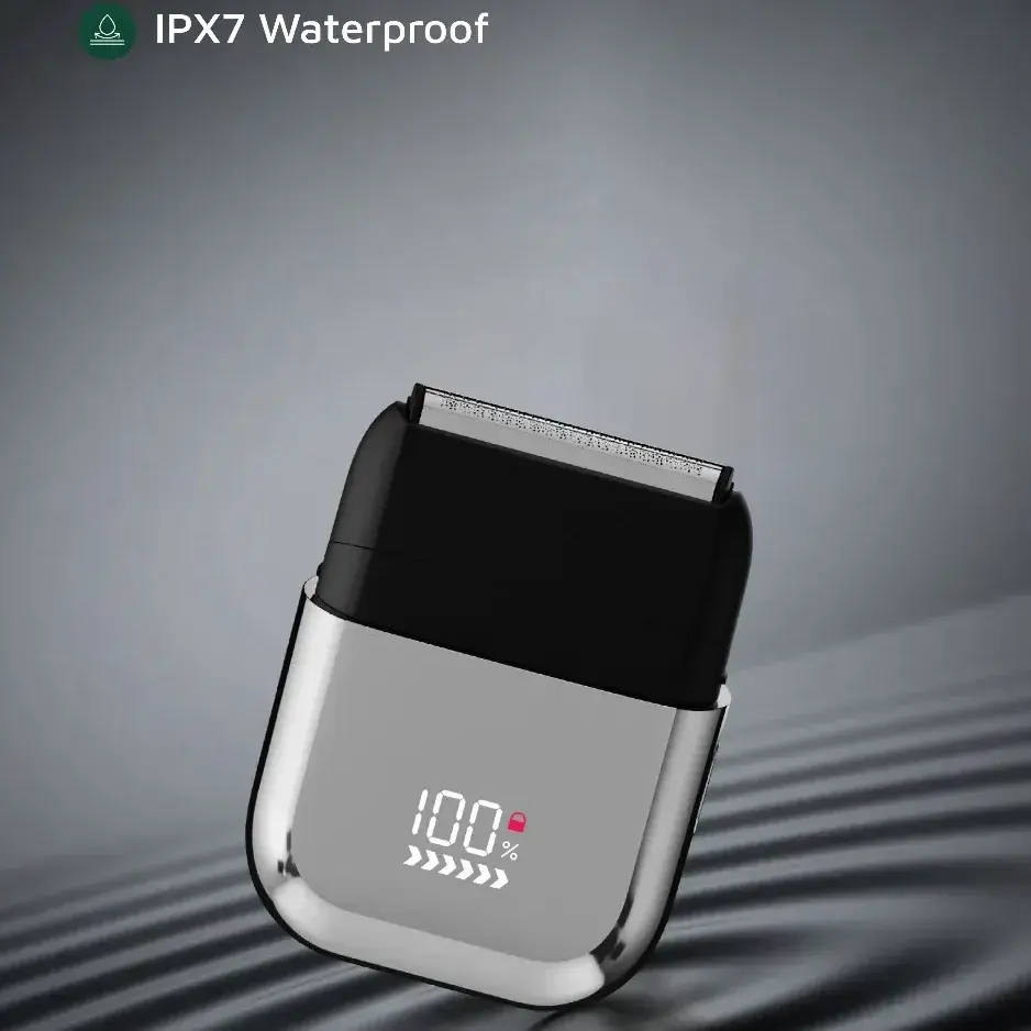 Green Lion Men's Shaver X Wet and Dry Use - Silver