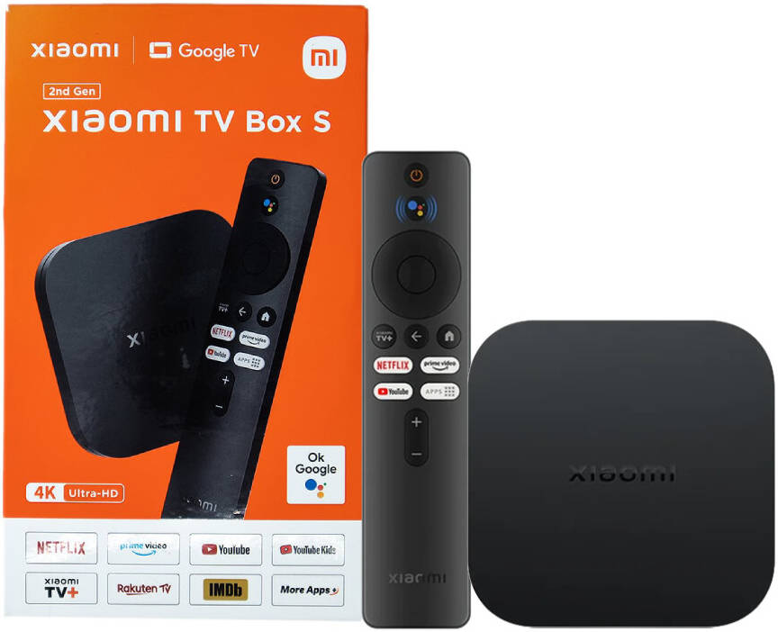 Mi TV Box-S 2nd Gen 4K Ultra HD Streaming Media Player, Black