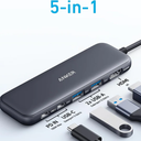 Anker 332 USB-C Hub (5-in-1) - Black
