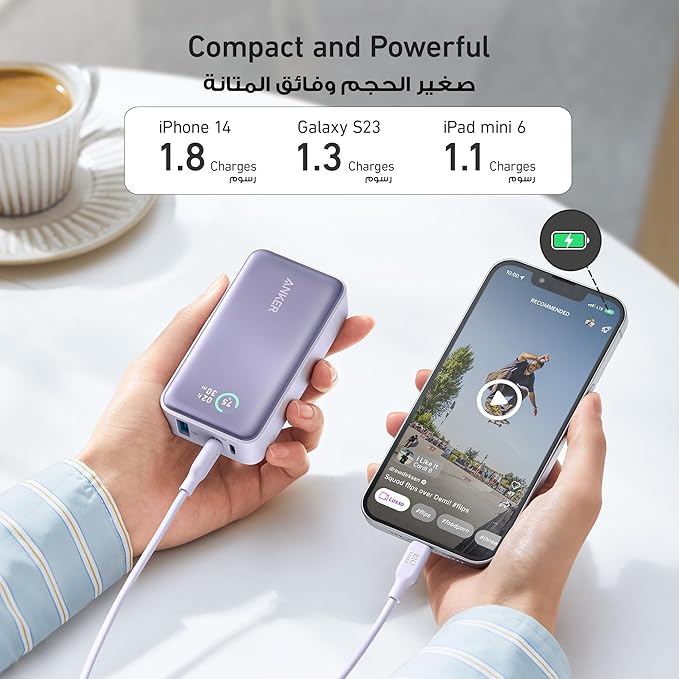 ANKER POWERCORE 30W 10000mAh NANO POWERBANK BLACK