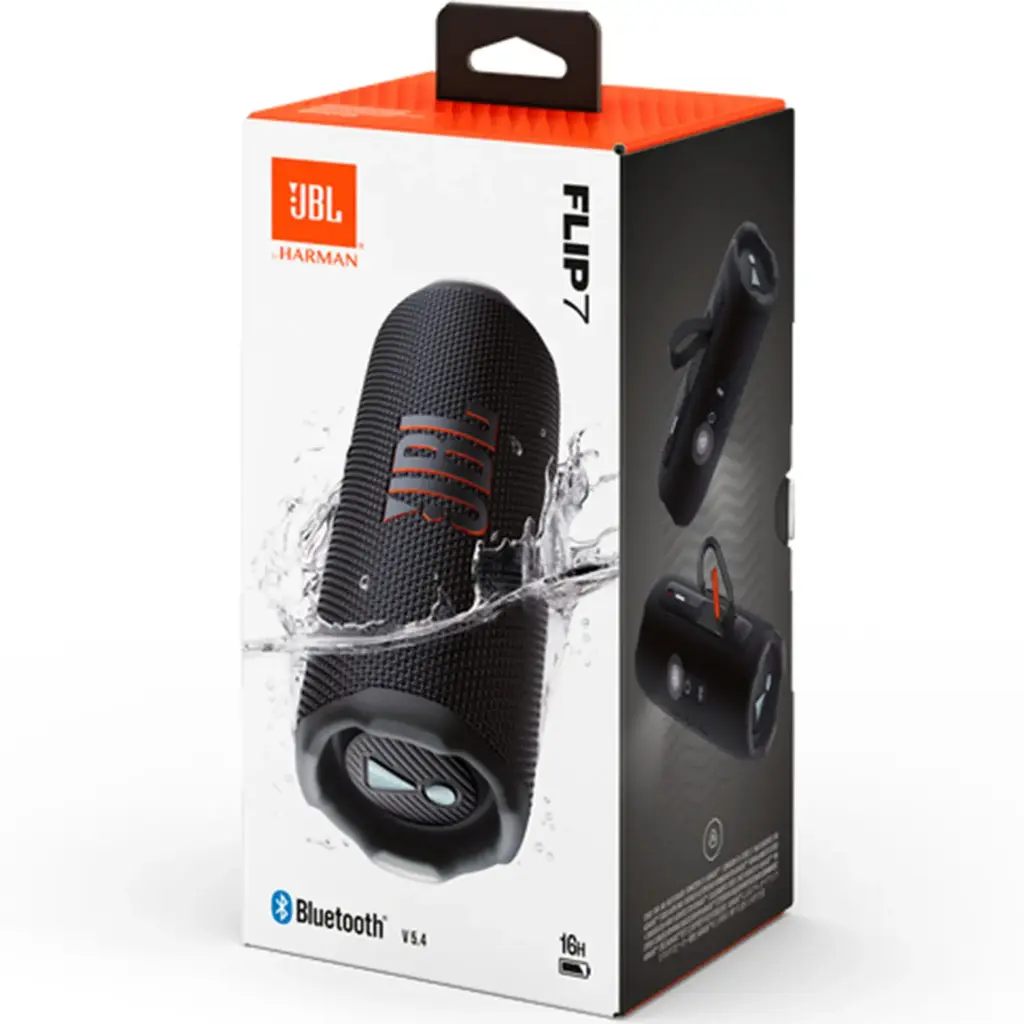 JBL FLIP 7 Waterproof Bluetooth Speaker Black