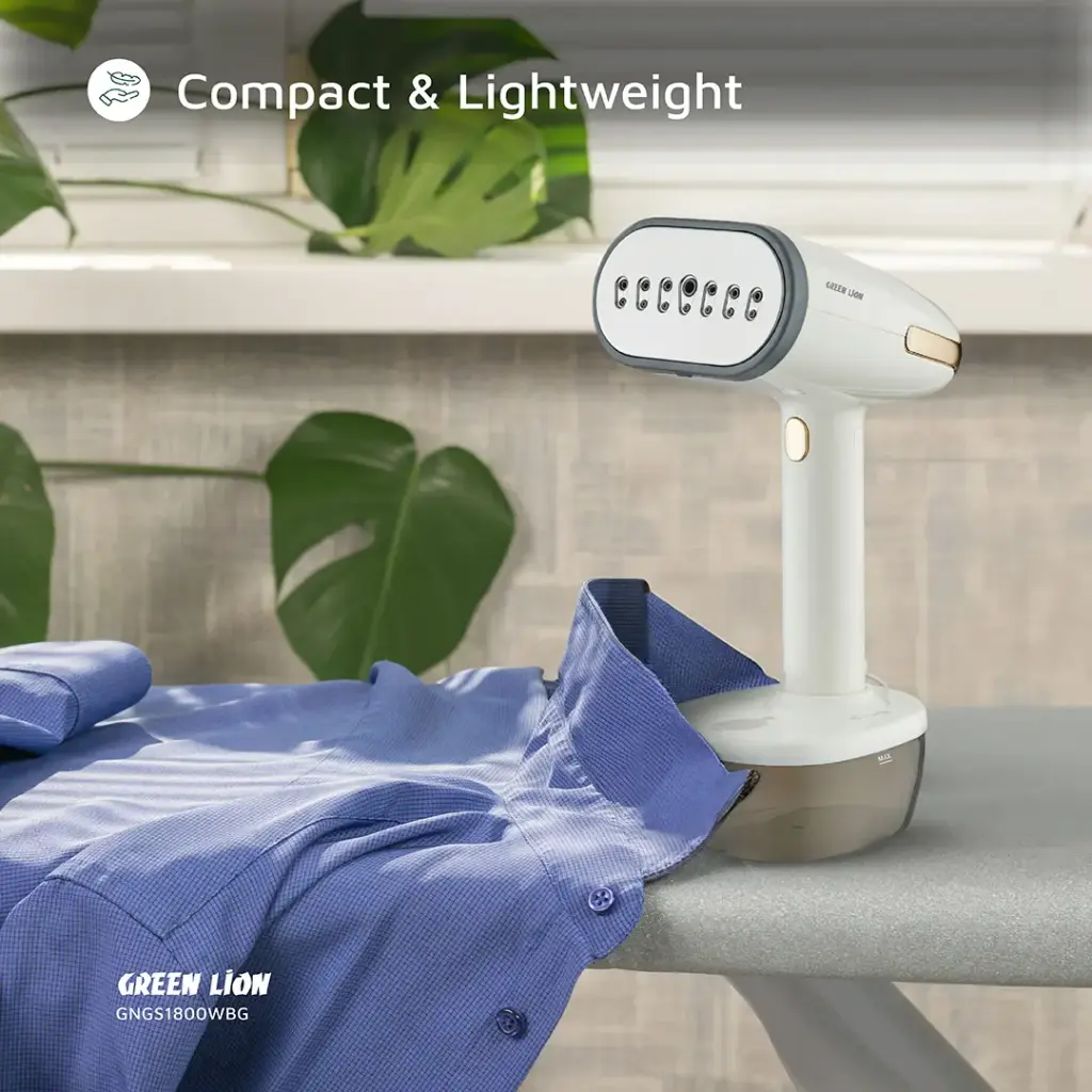 Green Lion Steam 1800W Garment Steamer - Beige