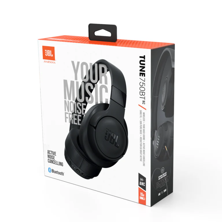 JBL T750 Over-Ear Noise Cancelling Wireless Headphone
