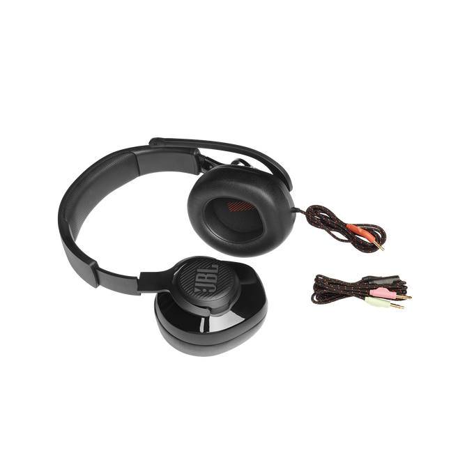 JBL Quantum 200 Wired Over-Ear Gaming Headset Black