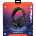 JBL Quantum 200 Wired Over-Ear Gaming Headset Black