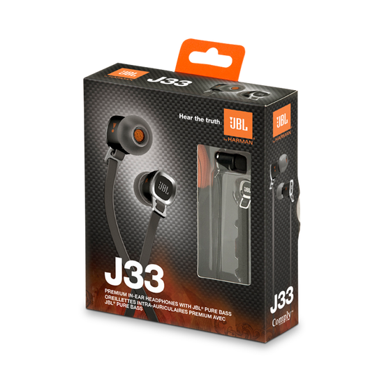 JBL J33 in-Ear Headphones-Black