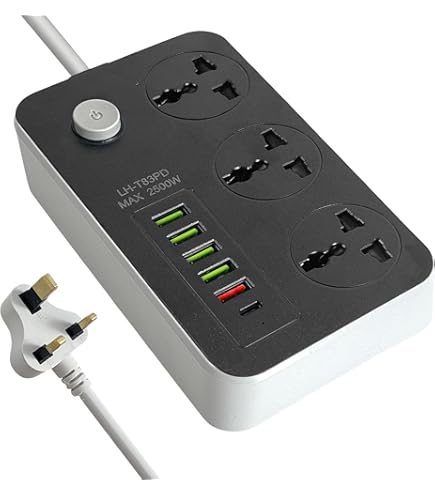 Porodo 6 Usb 3 Power sockets