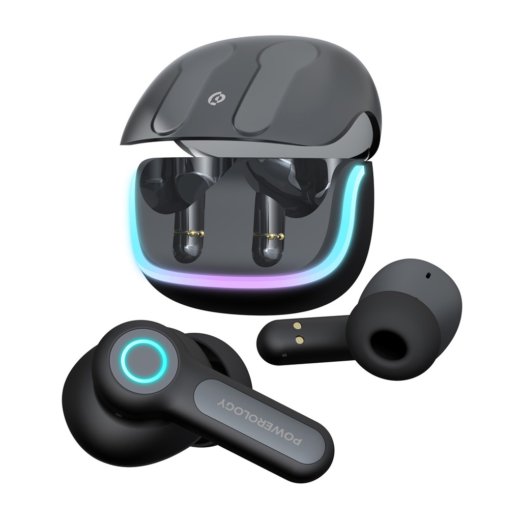 Powerology Quard Mic ENC TWS Earphone Black