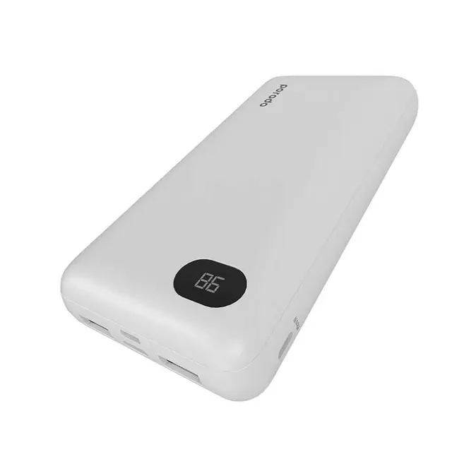 Porodo 4-PORT PowerBank 10000mah WITH Digital  Power Display