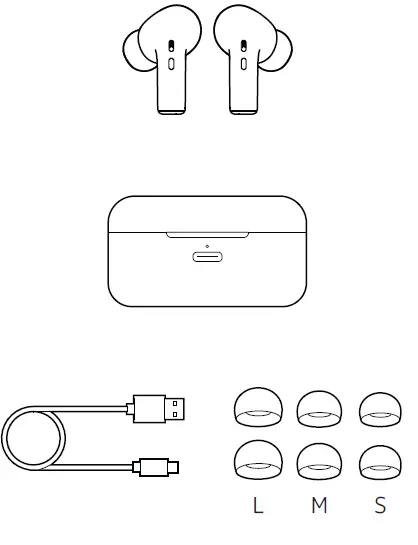 Nokia Essential True Wireless Earphones E3500 - Black