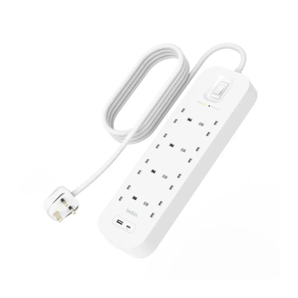 Belkin Surge PLUS Protector With USB C Port/8 Output