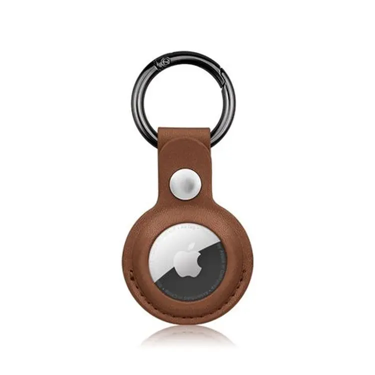 Viva Madrid Airtrax Leather Case For AirTag-brown