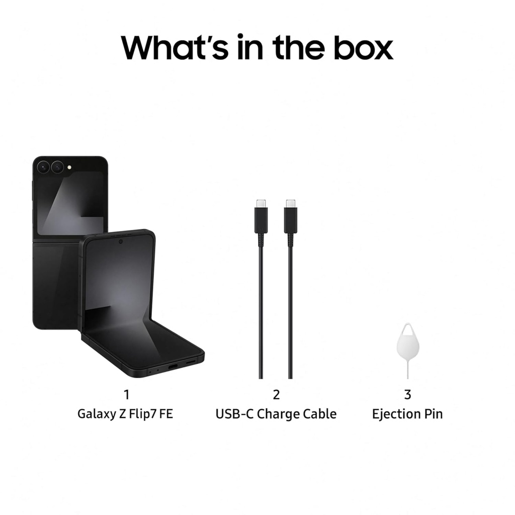 Samsung Galaxy Z Flip7 FE 5G - 256GB - Black