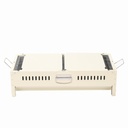 Porodo Lifestyle Camping Portable Charcoal Grill/Carbon Oven - White