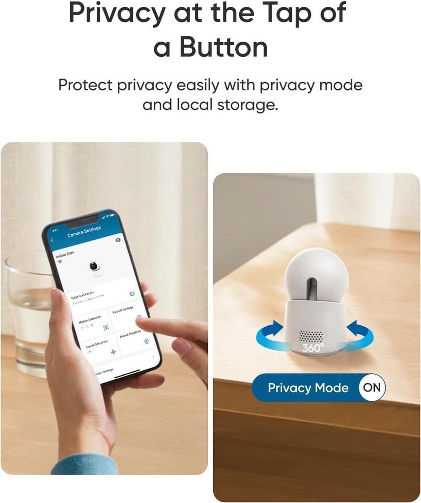Anker Eufy Security 360° 4K Ultra HD Indoor Camera E30 - White