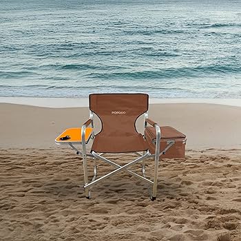 Porodo Lifestyle Outdoor Folding Director Chair - Brown
